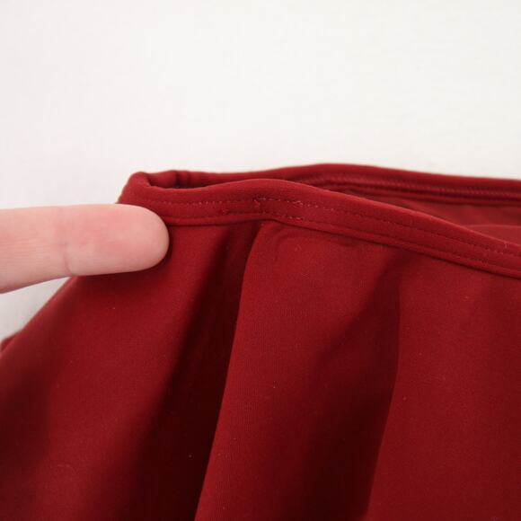 Antonio Melani x Style Bungalow Bikini Top Red Ruffled Convertible Straps XL NWT - Picture 10 of 15